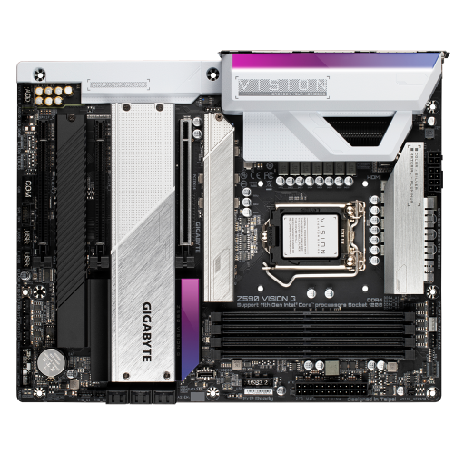 Placa de baza Gigabyte Z590 VISION G, Intel Z590, Socket 1200, ATX