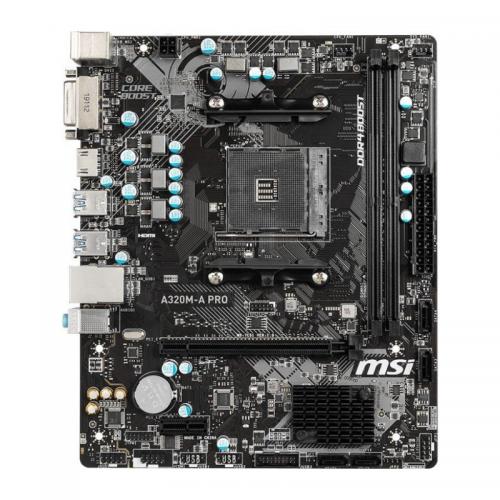 Placa de baza MSI A320M-A PRO, Socket AM4