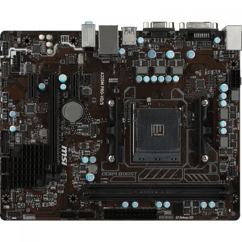 Placa de baza MSI A320M PRO-VD/S, AMD A320, Socket AM4, mATX