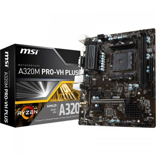 Placa de baza MSI A320M PRO-VH PLUS, Socket AM4