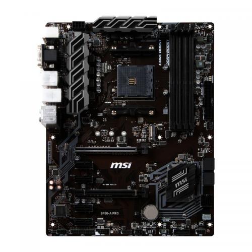 Placa de baza MSI B450-A PRO, AMD B450, Socket ATX, ATX