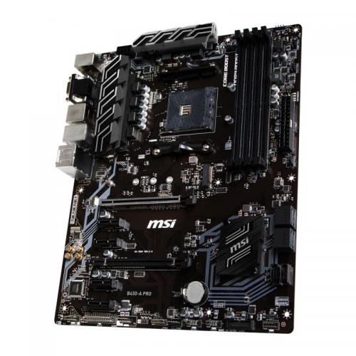 Placa de baza MSI B450-A PRO, AMD B450, Socket ATX, ATX