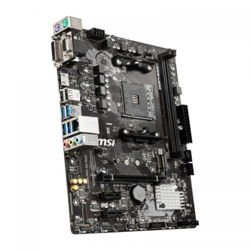 Placa de baza MSI B450M PRO-M2 MAX, AMD B450, Socket AM4, mATX