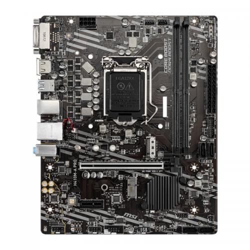 Placa de baza MSI H410M-A PRO, Intel H410, Socket 1200, mATX