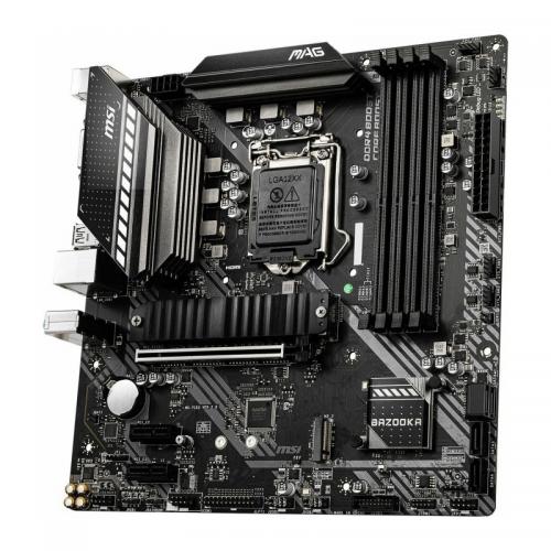 Placa de baza MSI MAG B460M BAZOOKA, Intel B460, socket 1200, mATX