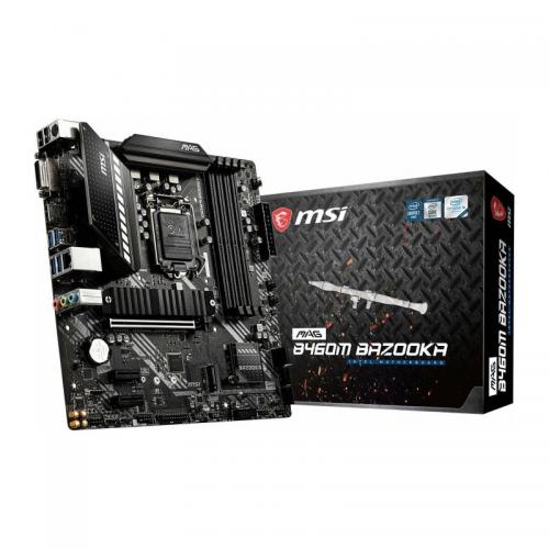 Placa de baza MSI MAG B460M BAZOOKA, Intel B460, socket 1200, mATX