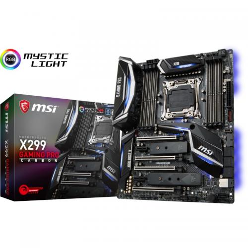 Placa de baza MSI X299 GAMING PRO CARBON, Socket 2066