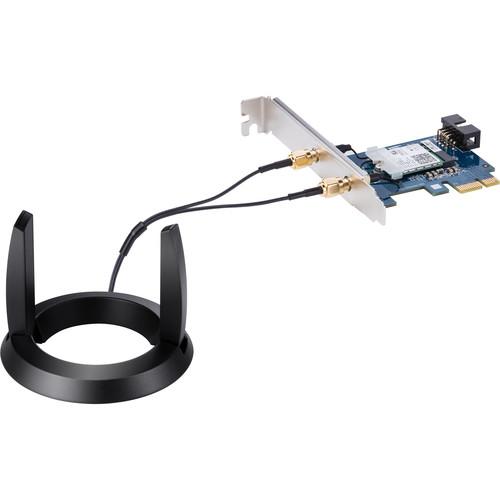 Placa de retea wireless Asus PCE-AC58BT, PCI Express x1