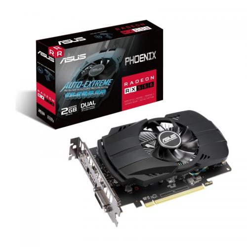 Placa video ASUS Phoenix Radeon™ RX 550, 2GB GDDR5, 128-bit