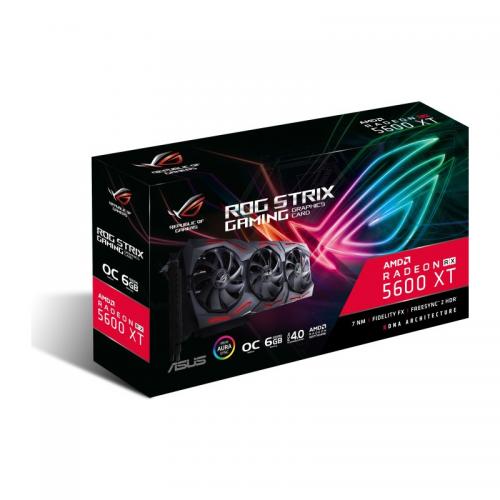 Placa video Asus AMD Radeon RX 5600 XT ROG STRIX GAMING O6G, 6GB, GDDR6, 192bit