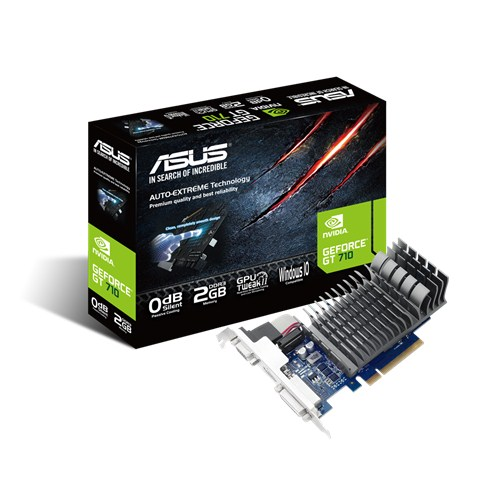 Placa video ASUS GeForce® GT 710, 2GB DDR3, 64-bit