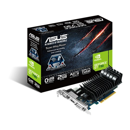 Placa video ASUS GeForce® GT 730, 2GB DDR3, 64-bit