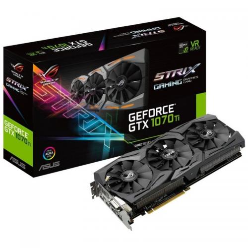 Placa video Asus nVidia GeForce GTX 1070 Ti STRIX GAMING 8GB, DDR5, 256bit