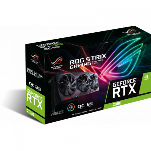 Placa video ASUS nVidia GeForce RTX 2080 STRIX GAMING O8G 8GB, GDDR6, 256bit