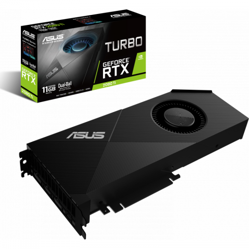 Placa video Asus nVidia GeForce RTX 2080 Ti TURBO 11GB, GDDR6, 352bit
