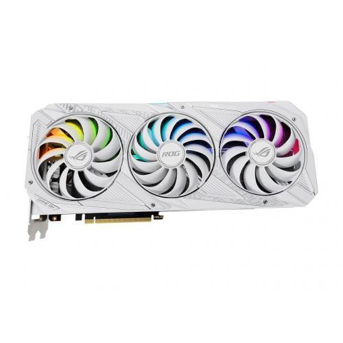 Placa video ASUS nVidia GeForce RTX 3070 ROG STRIX WHITE OC LHR 8GB, GDDR6, 256bit - RESIGILAT