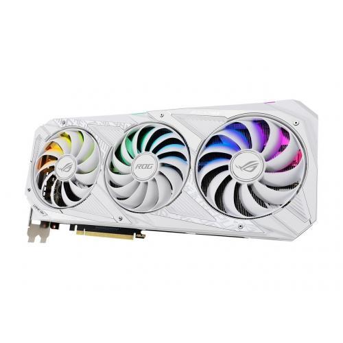 Placa video ASUS nVidia GeForce RTX 3070 ROG STRIX WHITE OC LHR 8GB, GDDR6, 256bit - RESIGILAT
