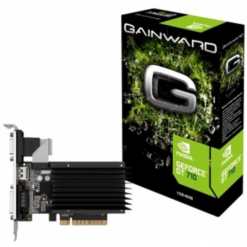 Placa video Gainward nVidia GeForce GT 710 SilentFX 2GB DDR3, 64bit, Low Profile
