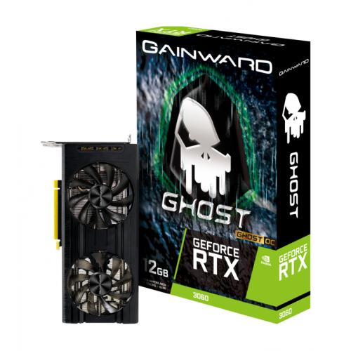Placa video Gainward GeForce® RTX™ 3060 Ghost OC, 12GB GDDR6, 192-bit