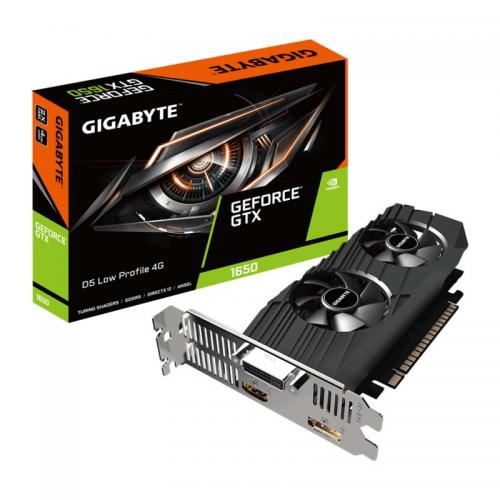 Placa video GIGABYTE nVidia GeForce GTX 1650 D5 Low Profile 4GB, GDDR6, 128bit