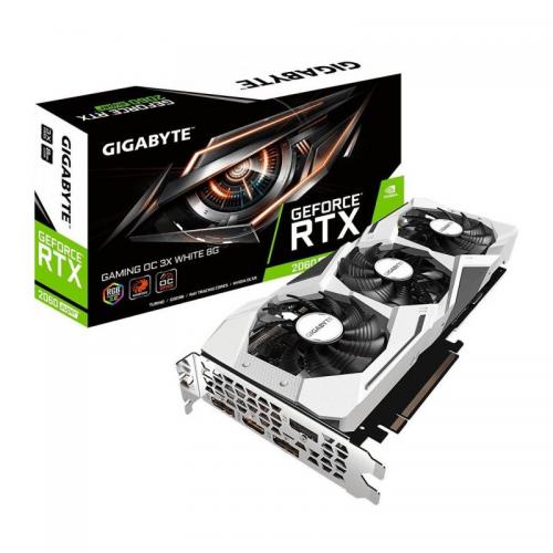 Placa video GIGABYTE nVidia GeForce RTX 2060 Super Gaming OC 3X White, 8GB, GDDR6, 256bit