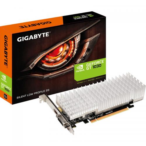 Placa video Gigabyte GeForce GT 1030 Silent Low Profile, 2GB DDR5, 64-bit