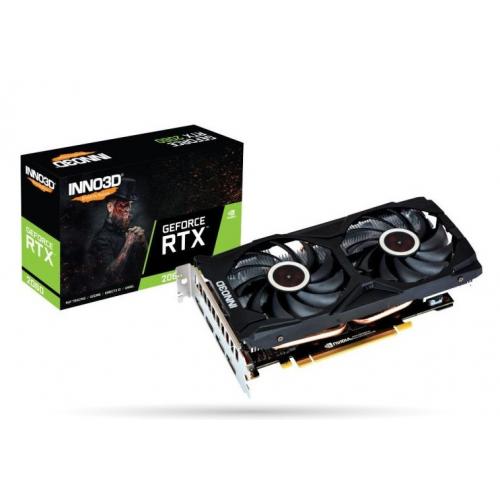 Placa video Inno3D nVidia GeForce RTX 2060 Twin X2 6GB, GDDR6, 192bit