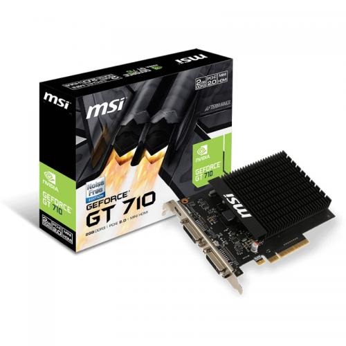 Placa video MSI GeForce® GT 710 2GD3H H2D, 2GB DDR3, 64-bit