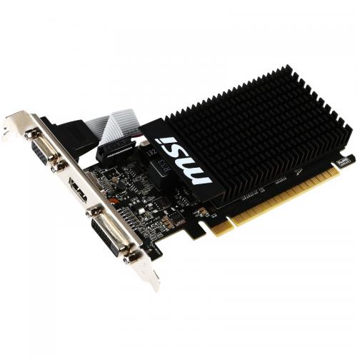 Placa video MSI nVidia GeForce GT 710 Silent Low Profile 2GB, GDDR3, 64bit