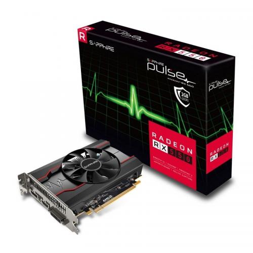 Placa video Sapphire AMD Radeon RX 550 PULSE, 2GB DDR5, 128bit