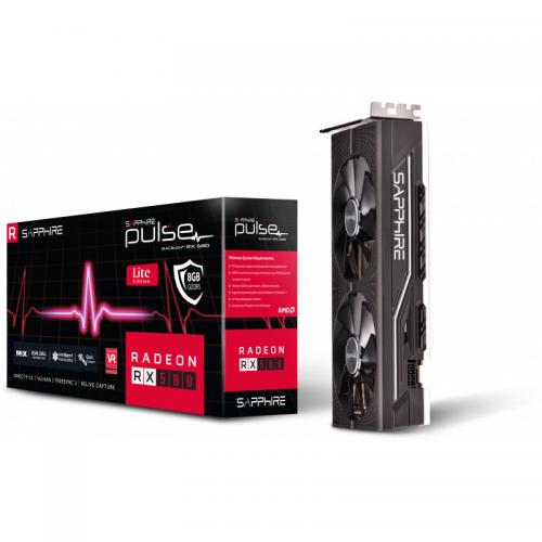 Placa Video Sapphire AMD Radeon RX 580 8GB, GDDR5, 256bit