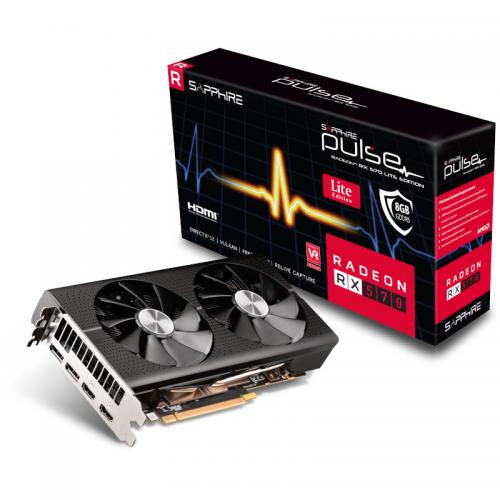 Placa video Sapphire Radeon RX 570, 8GB, GDDR5, 256bit