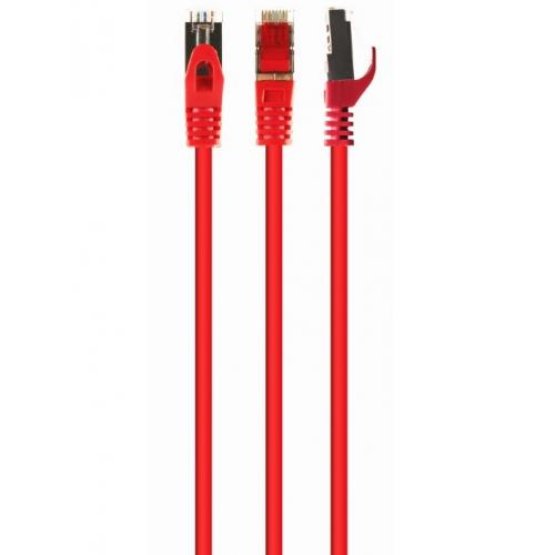 Patchcord Gembird PP6A-LSZHCU-R-10M, Cat. 6A, S/FTP, 10m, Red