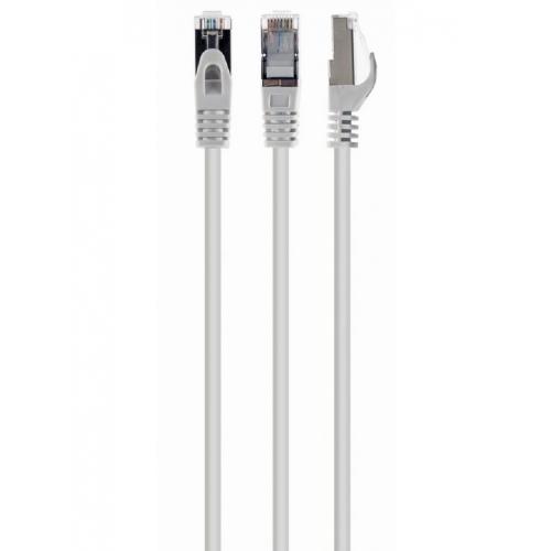 Patchcord Gembird PP6A-LSZHCU-W-0.5M, Cat. 6A, S/FTP, 0.5m, White