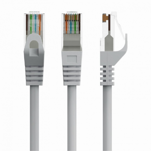 Patch Cord Gembird PP6U-CU-0.5M, Cat6, UTP, 0.5m, Grey