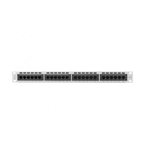 Patch Panel Lanberg PPU5-1024-S, 19inch, 24 porturi, Black