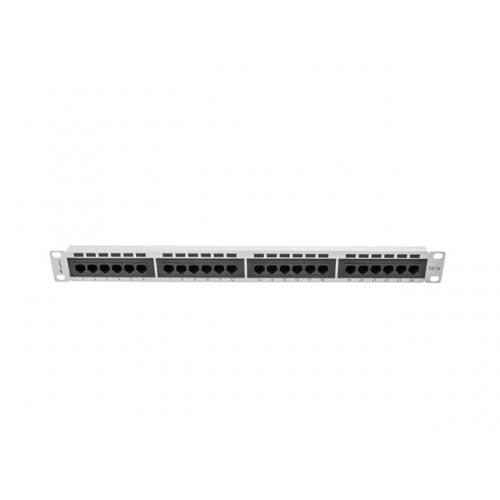 Patch Panel Lanberg PPU5-1024-S, 19inch, 24 porturi, Black