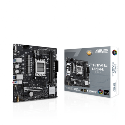 Placa de baza ASUS PRIME A620M-E-CSM, AMD A620, Socket AM5, mATX