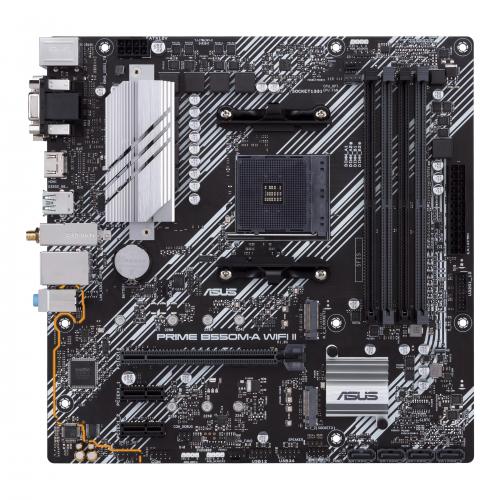 Placa de baza ASUS PRIME B550M-A (WI-FI) II, AMD B550, socket AM4, mATX