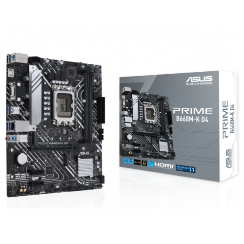 Placa de baza Asus PRIME B660M-K D4, LGA 1700