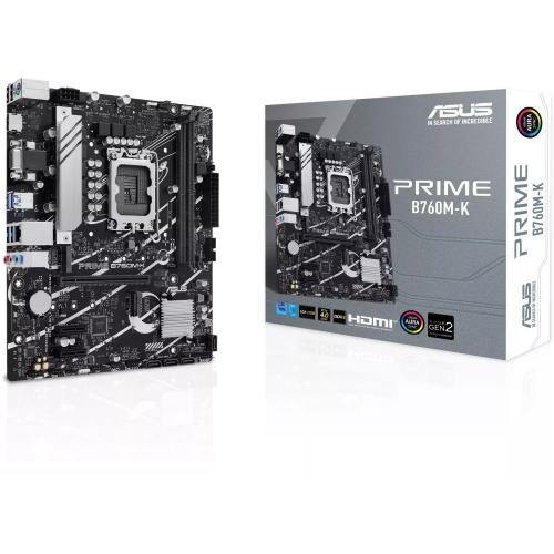 Placa de baza ASUS PRIME B760M-K, Intel B760, Socket 1700, mATX