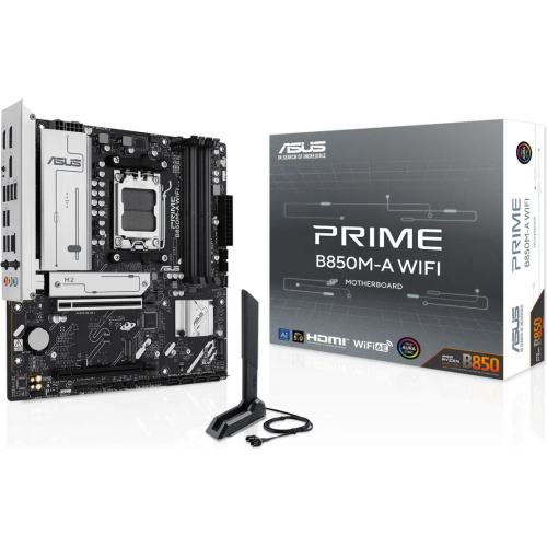 Placa de baza PRIME B850M-A WIFI, AMD B850, Socket AM5, mATX
