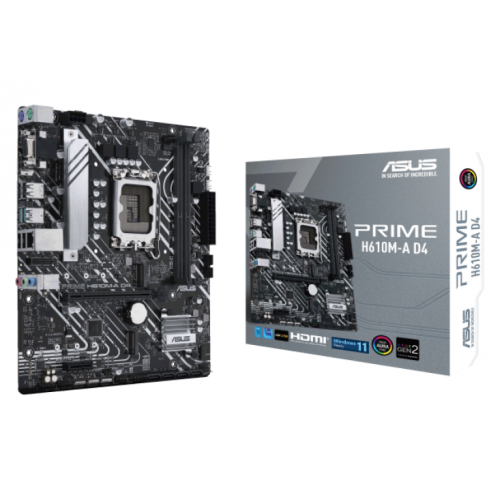 Placa de baza Asus PRIME H610M-A D4, LGA 1700