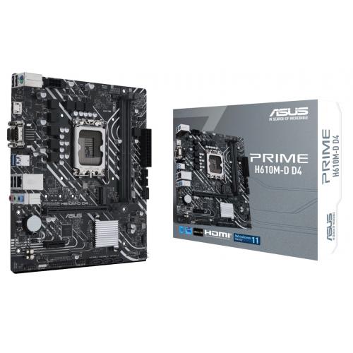 Placa de baza Asus PRIME H610M-D D4, LGA 1700