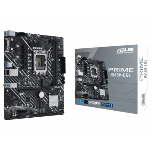 Placa de baza Asus PRIME H610M-E D4, LGA 1700