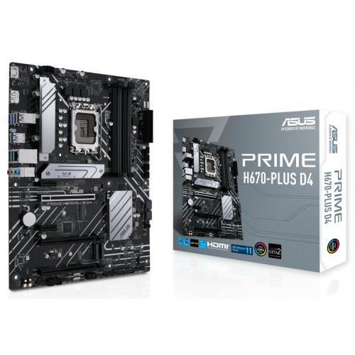 Placa de baza Asus PRIME H670-PLUS D4, LGA 1700