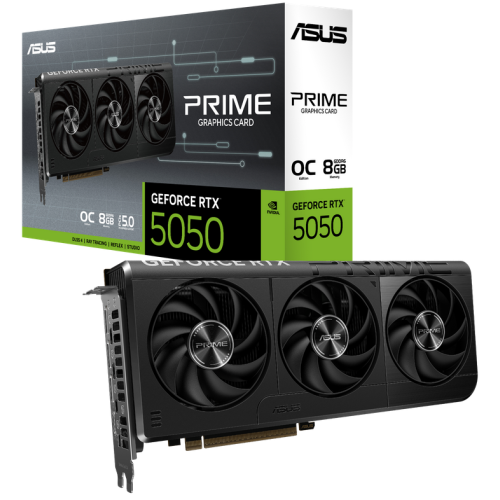 Placa video ASUS nVidia GeForce RTX 5050 Ti Prime OC 8GB, GDDR6, 128 bit
