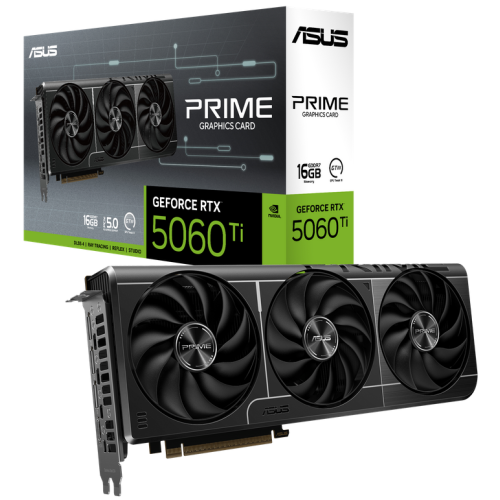 Placa video ASUS nVidia GeForce RTX 5060 Ti PRIME 16GB, GDDR7, 128 bit