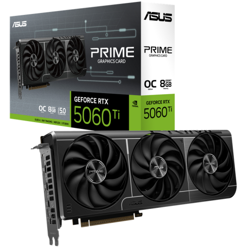 Placa video ASUS nVidia GeForce RTX 5060 Ti PRIME OC 8GB, GDDR7, 128 bit