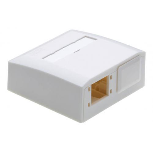 Priza R&M R804304, 2x port, White